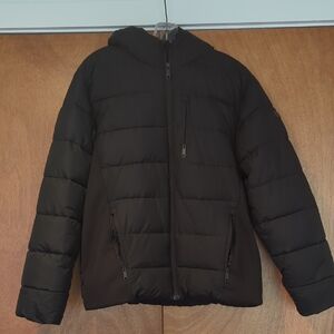 Abercrombie Kids Charcoal Puffer Jacket